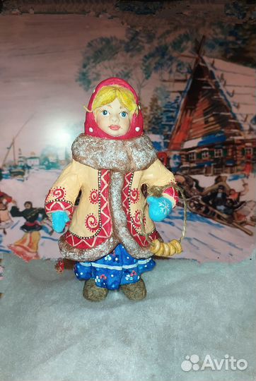 Ëлочные ватные игрушки