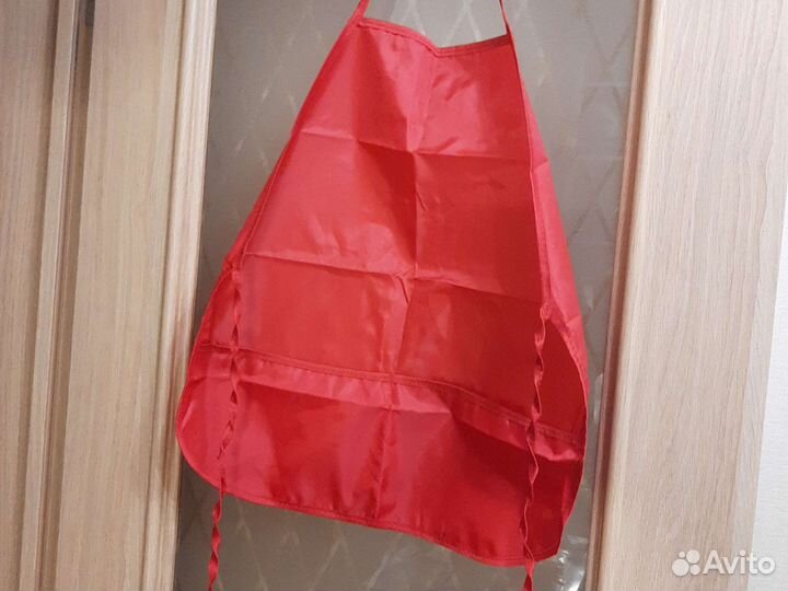 Новый детский фартук красный - 30 шт