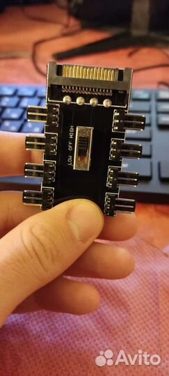 Разветвитель реобас для вентиляторов pwm hub