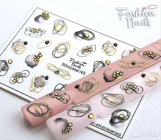 Наклейки для дизайна ногтей Fashion Nails