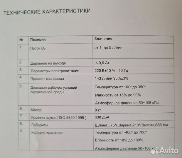 Кислородный концентратор Atmung FLY-I-3A-11