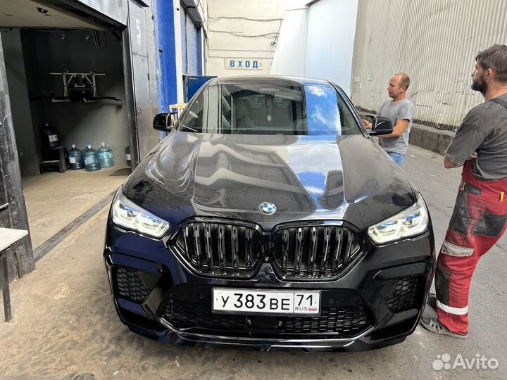 Ноздри BMW X6 G06 F96 М черный глянец