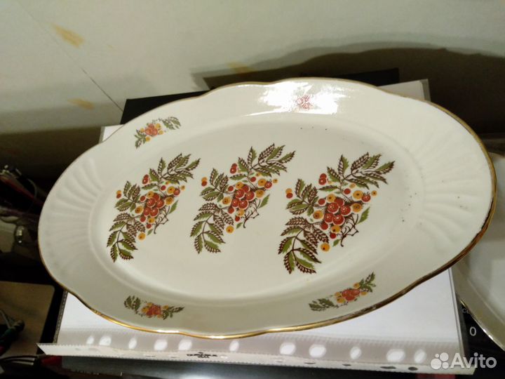 Блюдо Рижский фарфор.Винтаж