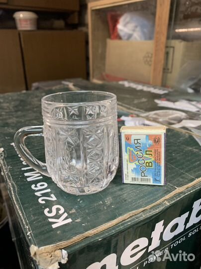 Хрустальные стопки, бокальчики 100г