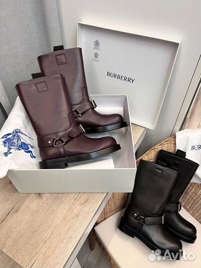 Сапоги Burberry 39 кожа