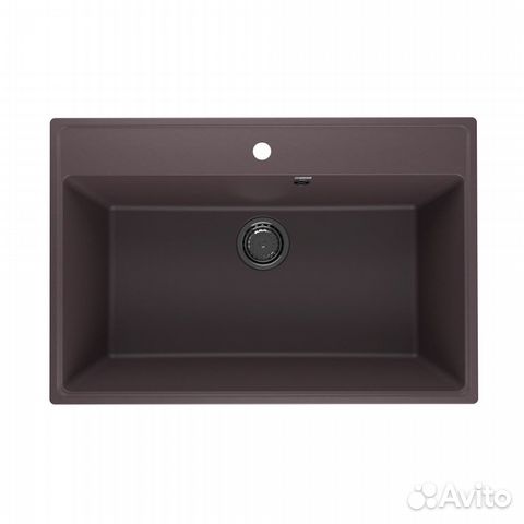 Кухонная мойка Ulgran Quartz Forte 760-06, трюфель