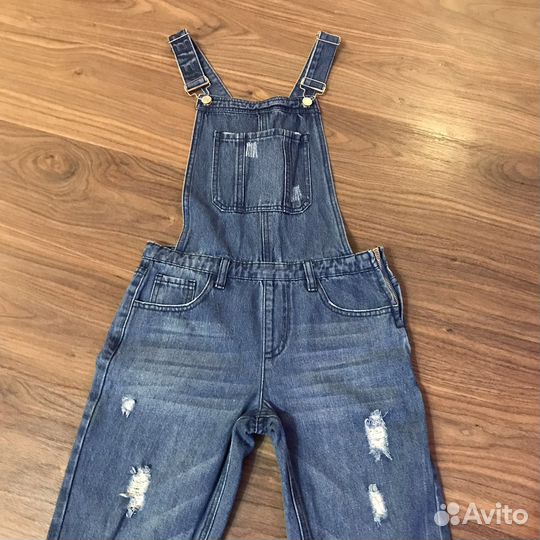 Комбинезон женский джинсовый