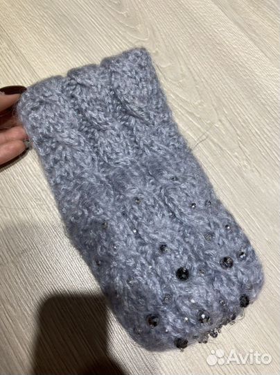 Вязаная повязка на голову,женская