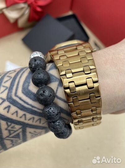 Мужской браслет на резинке