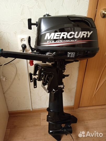 Новый лодочный мотор меркури 6л.с. 4т