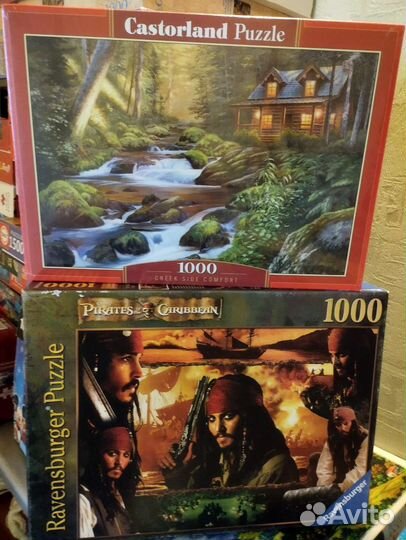 Пазлы Ravensburger, Trefl, jumbo и др