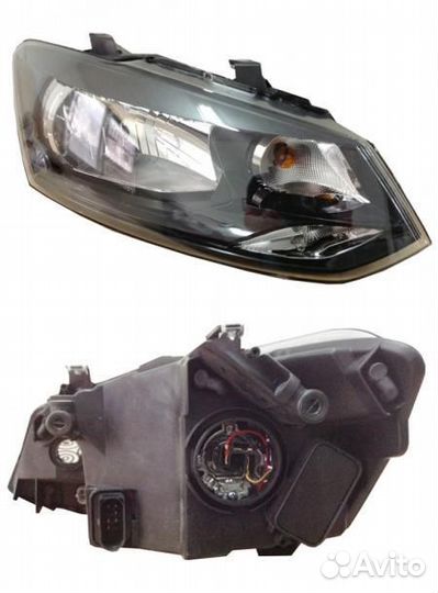Фара передняя левая VW Polo Sedan