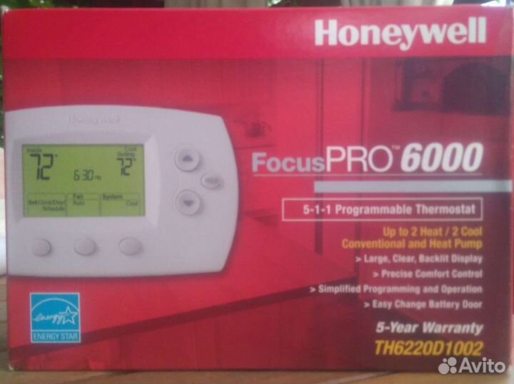 Honeywell. Программируемый термостат