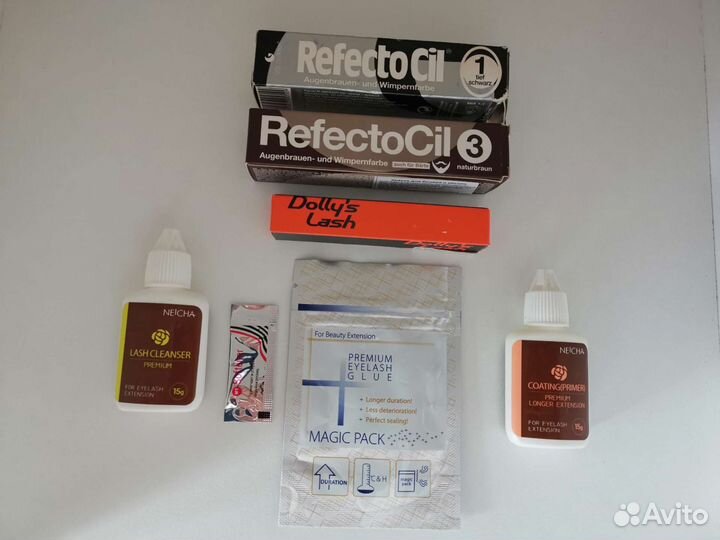 Материалы для наращивания ресниц и бровей