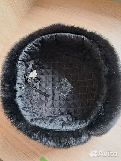 Норковая шапка мужская размер 58-61