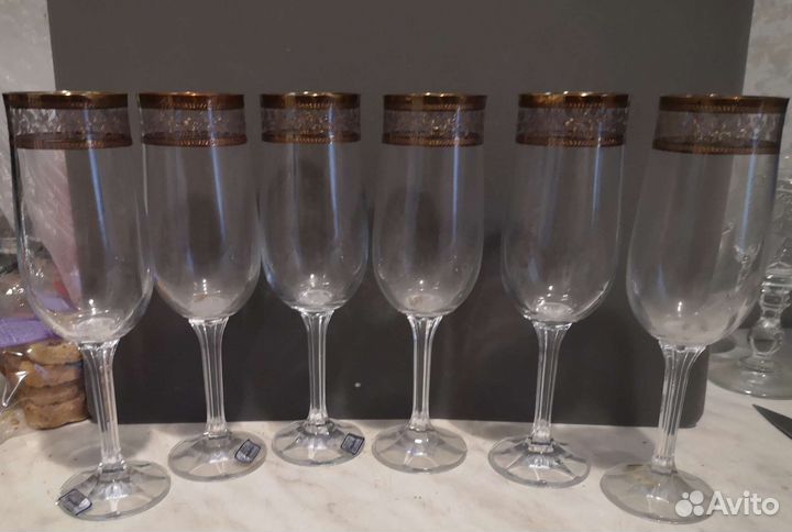 Набор бокалов для шампанского Bohemia