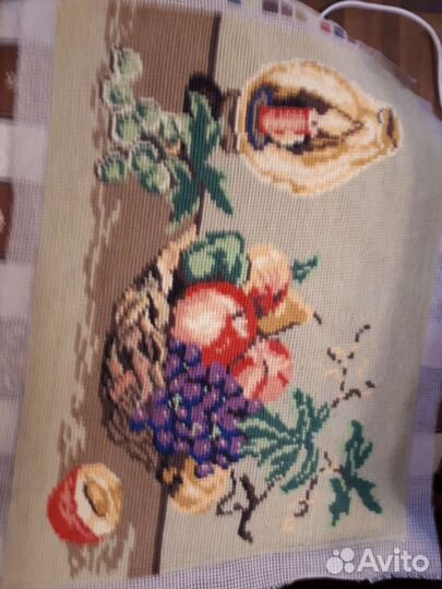 Картины вышивка ручные крестом