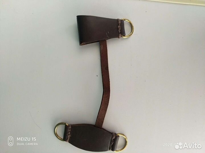 Ремень кожаный офицерский. СССР. 1984 год