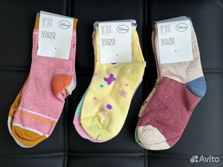 Носки детские hm новые оригинал разные размеры