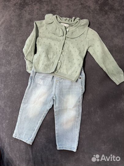 Вещи фирменные на девочку 80 86 next zara adidas