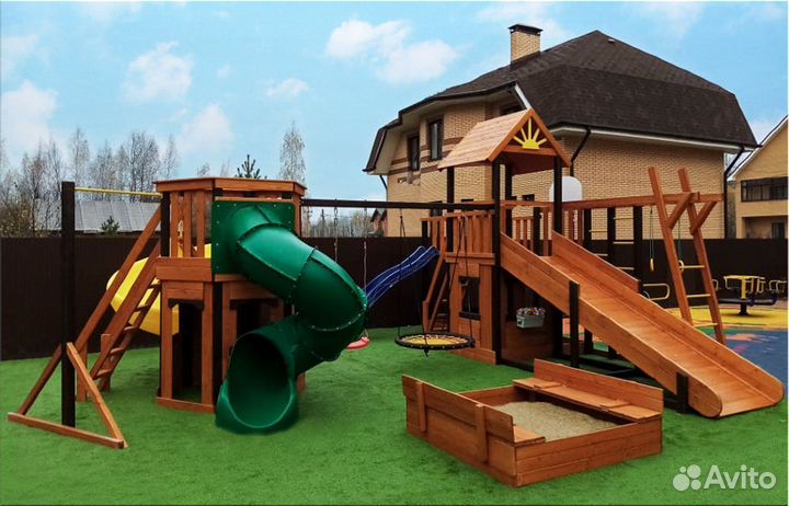Детская площадка с установкой