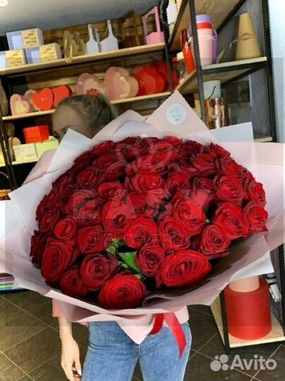 Букет цветов 101 Роза