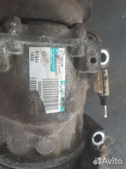 Компрессор кондиционера renault logan