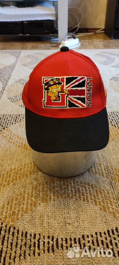 Бейсболка новая из Лондона с Гарфильдом Оригинал