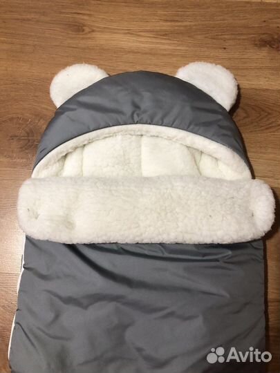 Зимний конверт в коляску
