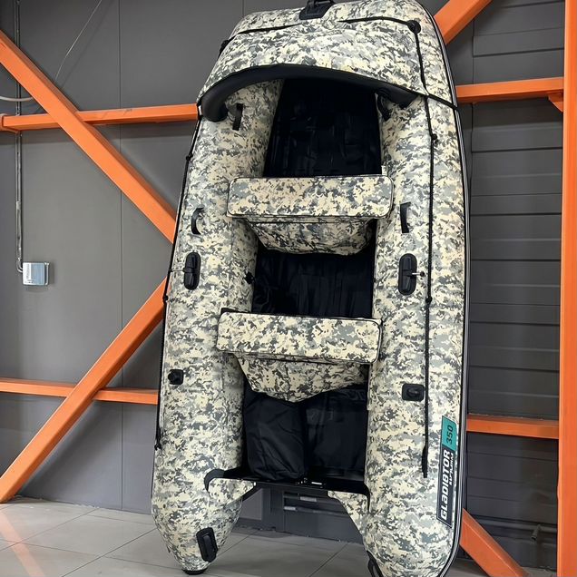 Лодка пвх Gladiator E350PRO камуфляж
