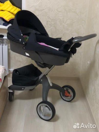 Коляска 2 в 1 Stokke Xplory Seat Style Kit Black