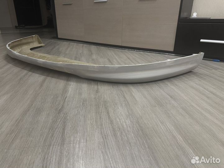 Накладка на передний бампер volkswagen passat b6