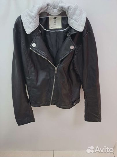 Кожаная куртка на девочку