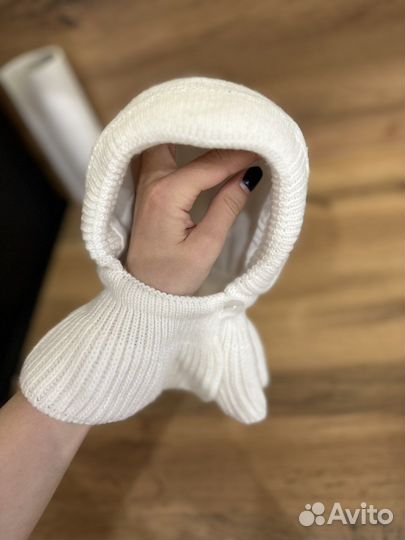 Шапка шлем осень-зима