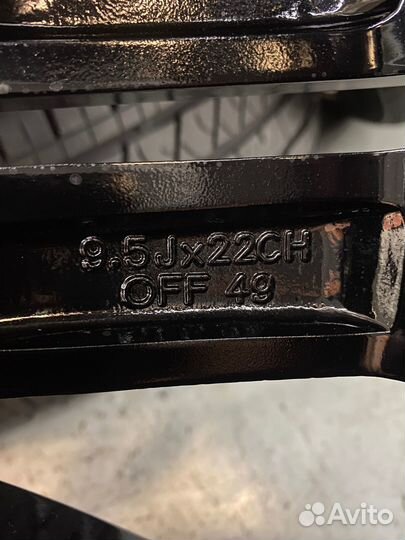 Колеса оригинал R22 Range Rover Vogue Black