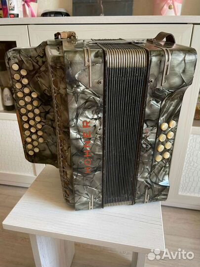 Гармонь немецкая Hohner трофейная