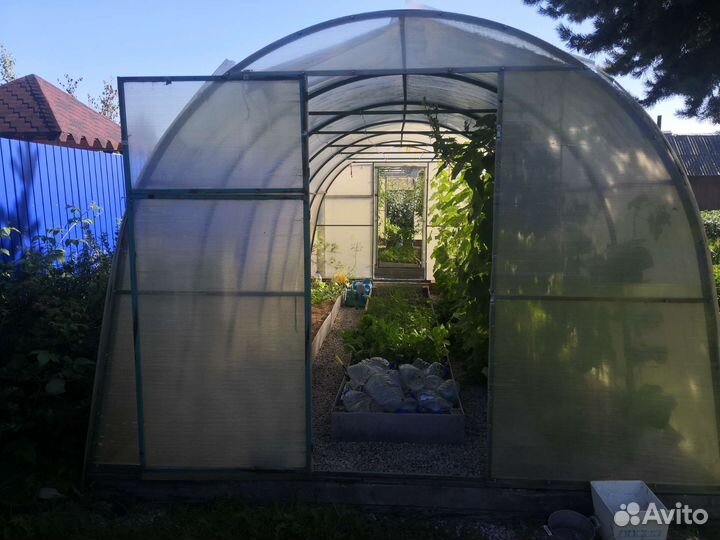 Теплица поликарбонат бу