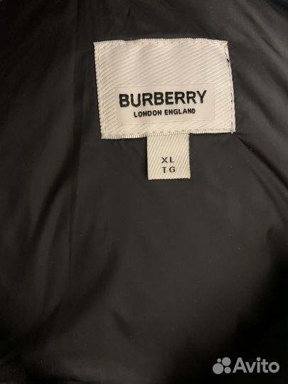 Пуховик мужской burberry