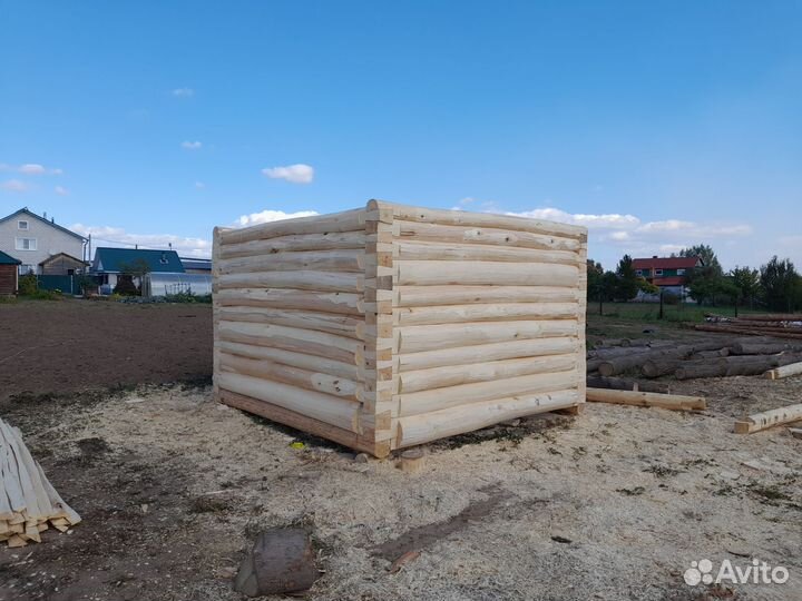 Сруб 3*3 сосна, липа