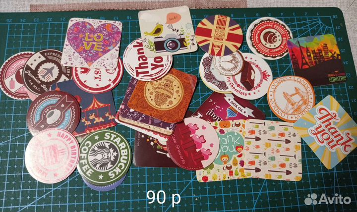 Наклейки Посткроссинг Чипборд