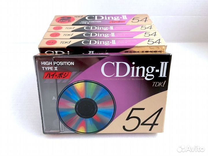 Аудиокассета кассета TDK CDing II 54 - 1993 г