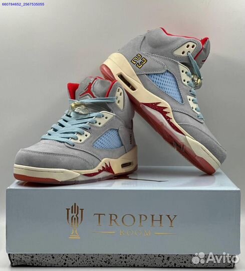 Кроссовки Trophy Room x Air Jordan 5 (Арт.46142)