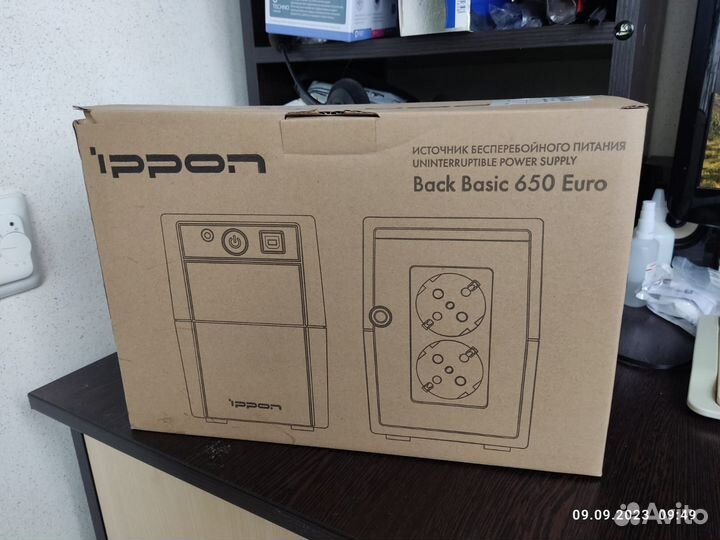 Продам новый ибп Ippon Back Basic 650 Euro