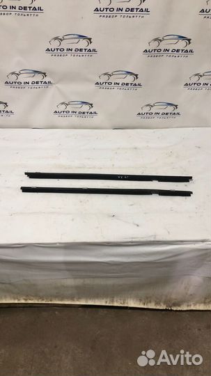Уплотнитель стекла двери задний внутренний chevrol