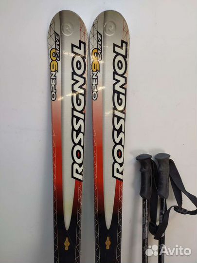 Горные лыжи Rossignol 170 см + крепления + палки