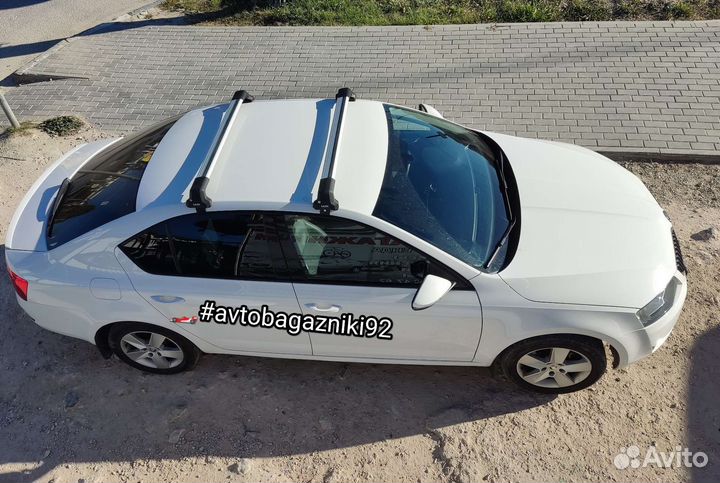 Багажник LUX city на крышу Skoda Octavia в Крыму