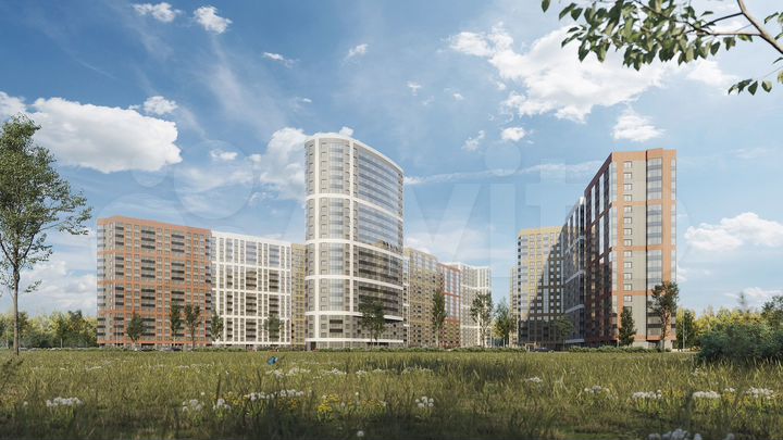 2-к. квартира, 52,9 м², 2/17 эт.