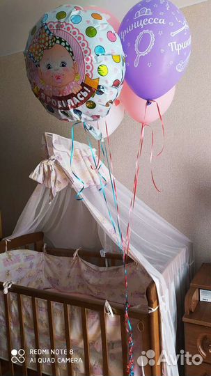 Балдахин в кроватку, бортики