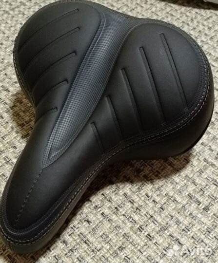 Седло комфортное stels AZ-5555+замок седла и чехол