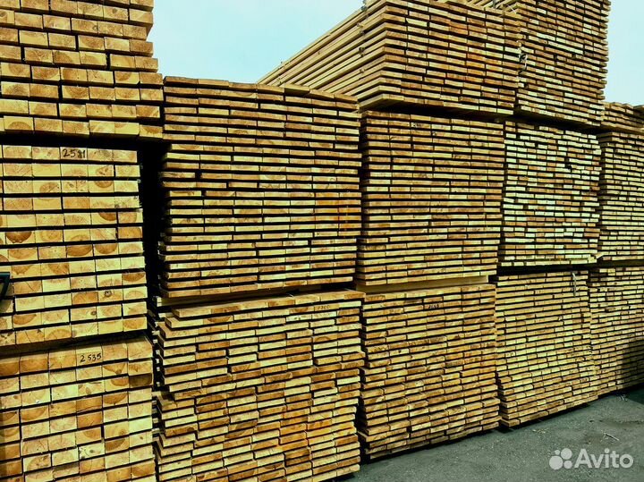 Доска обрезная 25х150х6000мм с доставкой